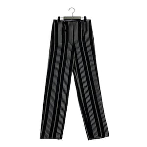 Vintage 1992 Comme Des Garçons Homme Wool Linen Trousers Black