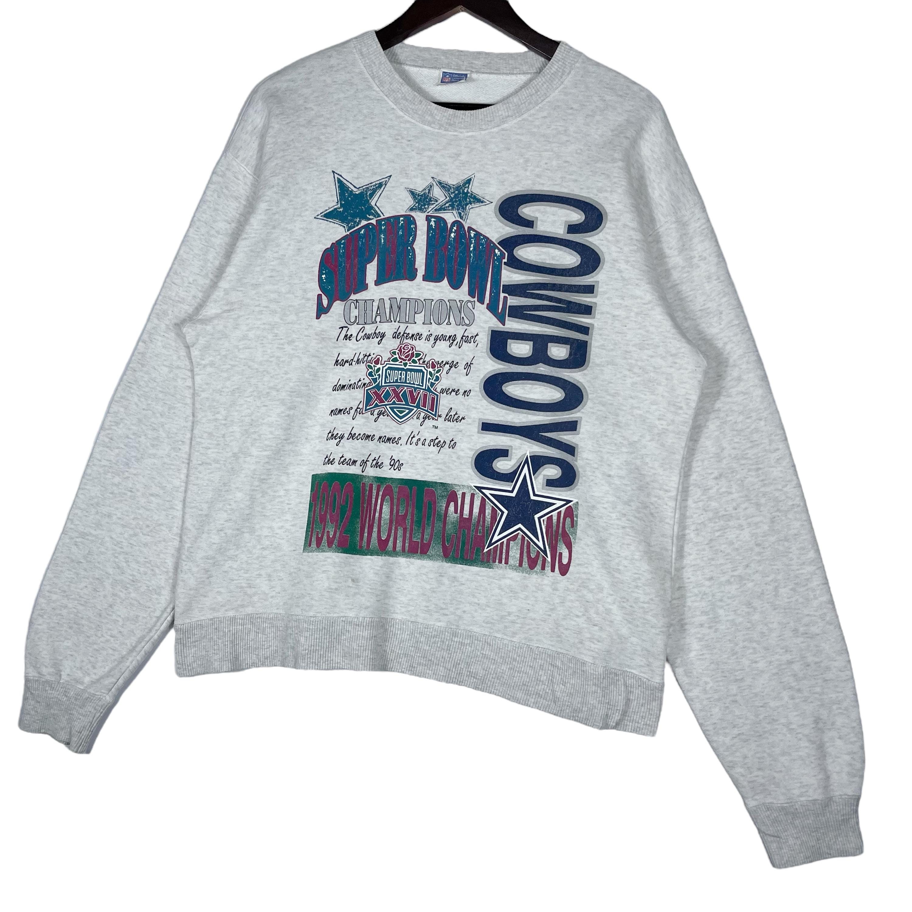 90s USA製NFL SUPER BOWL COWBOYS スウェット　XXL Vintage 90s Dallas Cowboys Super Bowl XXVII Champions Sweatshirt