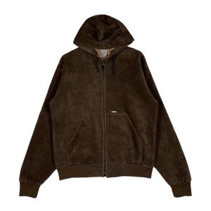 Carhartt Zip Hoodie Brown - Etsy