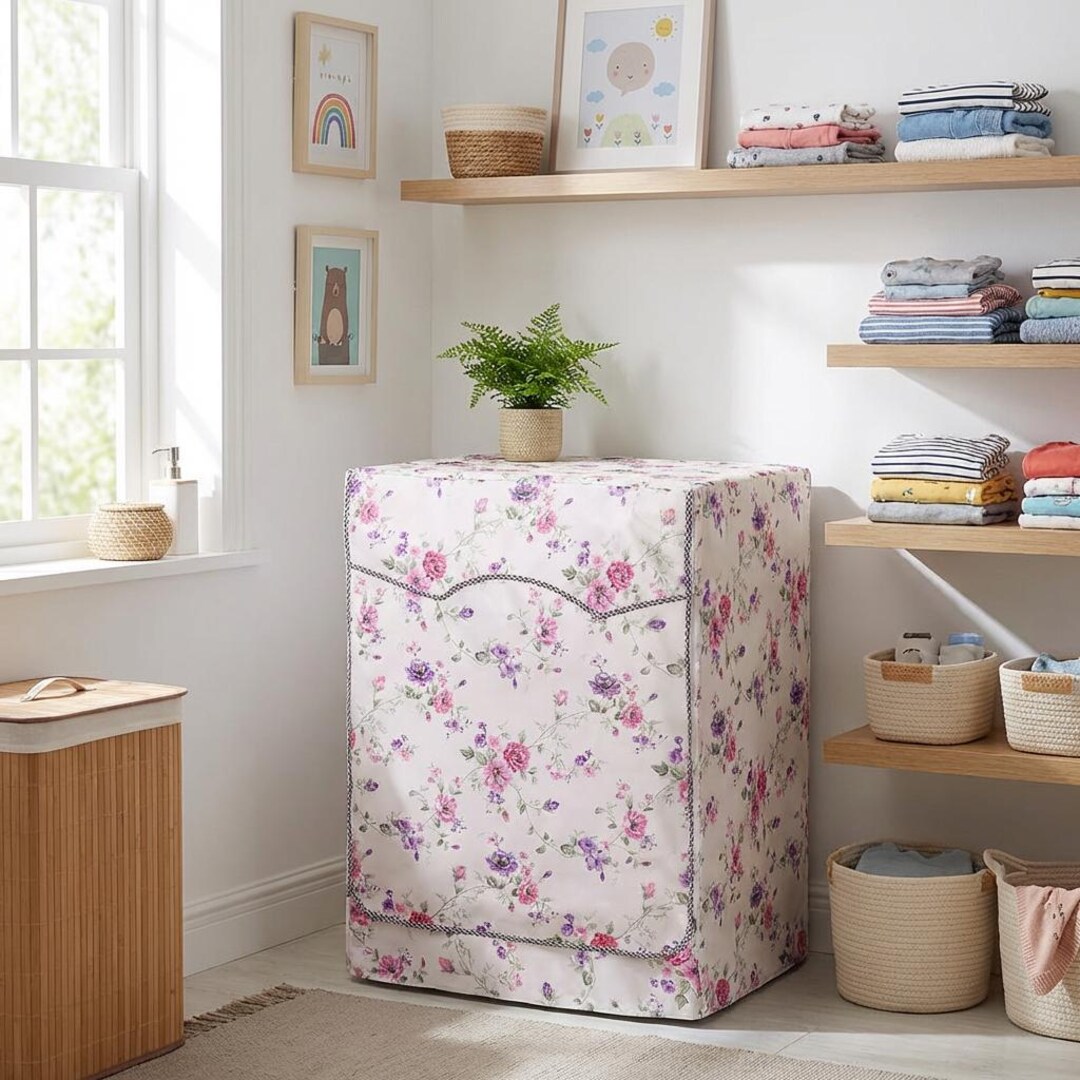 Washing Machine Case Waterproof Washing Machine Cover Polyester Dustproof Laundry Case ...