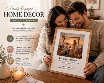 Décoration d'intérieur pour nouveaux fiancés, art du cadre de la console d'entrée