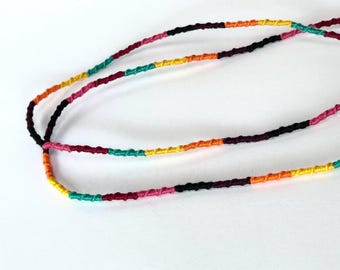 Friendship Necklace 2-Pack - Desert Sunset Colors - Spirals