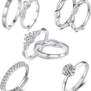 8PCS Adjustable Stacking Rings for Women