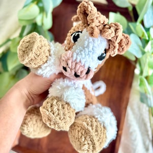 Caballo de peluche de ganchillo personalizado, recuerdo personalizado