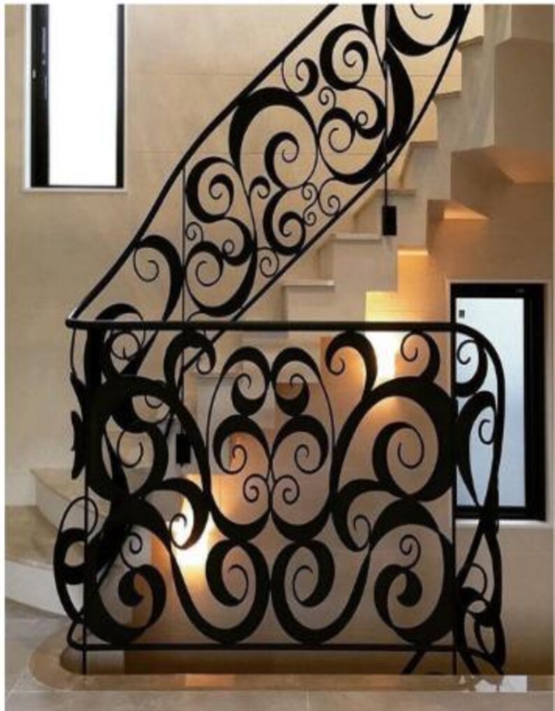 Svg Railing Designs Modern Geometric Railing Designs | Laser Cut Metal Panels (DXF SVG) - Etsy