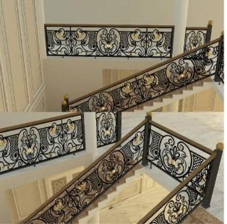 Svg Railing Designs Modern Geometric Railing Designs | Laser Cut Metal Panels (DXF SVG) - Etsy