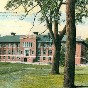 Vintage Postcard, Columbus, Ohio, Ohio State University, Mines and Ceramics Building