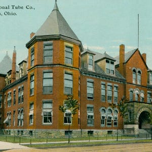Vintage Postcard, Lorain, Ohio, Office of National Tube Company