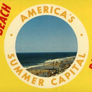 Chrome Postcard, Greetings from Rehoboth Beach, Delaware, Beach, Ocean