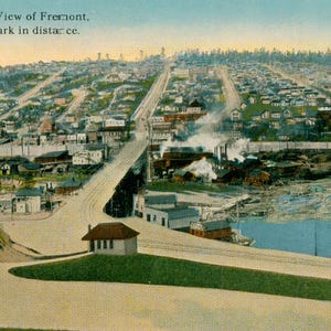 Vintage Postcard, Seattle, Washington, View of Fremont, Woodland Park