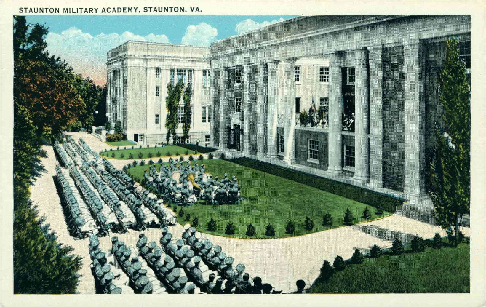 Linen Postcard Staunton Virginia Staunton Military Academy - Etsy