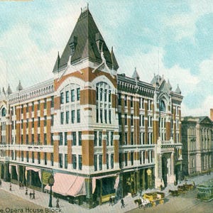 Vintage Postcard, Denver, Colorado, The Opera House Block, ca 1910