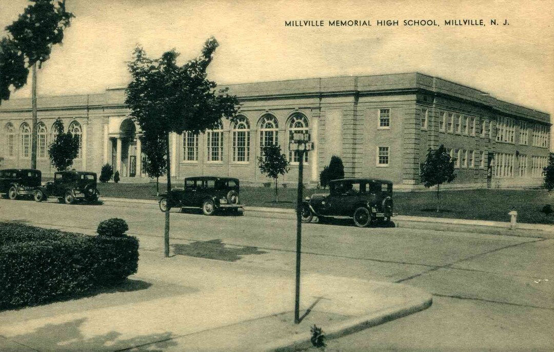 Vintage Postcard Millville New Jersey Millville High Etsy