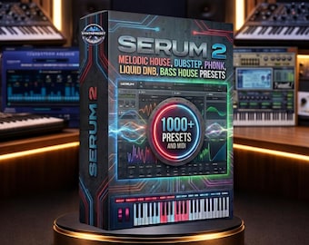 SERUM 2 Presets and Midi Pack - Über 1000+ professionelle Sounds für EDM, House, Techno, Trance & mehr | Sofort Download