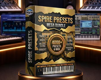 Paquete de preajustes Spire: más de 4000 sonidos profesionales para EDM, trance, house y progresivo / Descarga instantánea