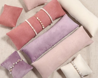 Velvet Bracelet Watch Display Cushions, Jewelry Holder Set