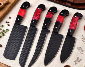 Coltello in acciaio di Damasco – Coltello da cucina fatto a mano – Utensile culinario – Regalo unico per chef
