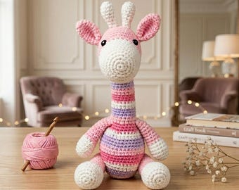 Giraffe Amigurumi Häkelanleitung | Niedliches Kuscheltier Plüschtier | Anfängerfreundlich | PDF-Download