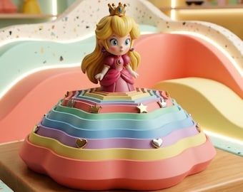Princess Doll Fidget Toy STL - 3D Printable Telescopic Dancing Doll - Sensory Expanding Dress Model - Commercial Use 3D Print Files