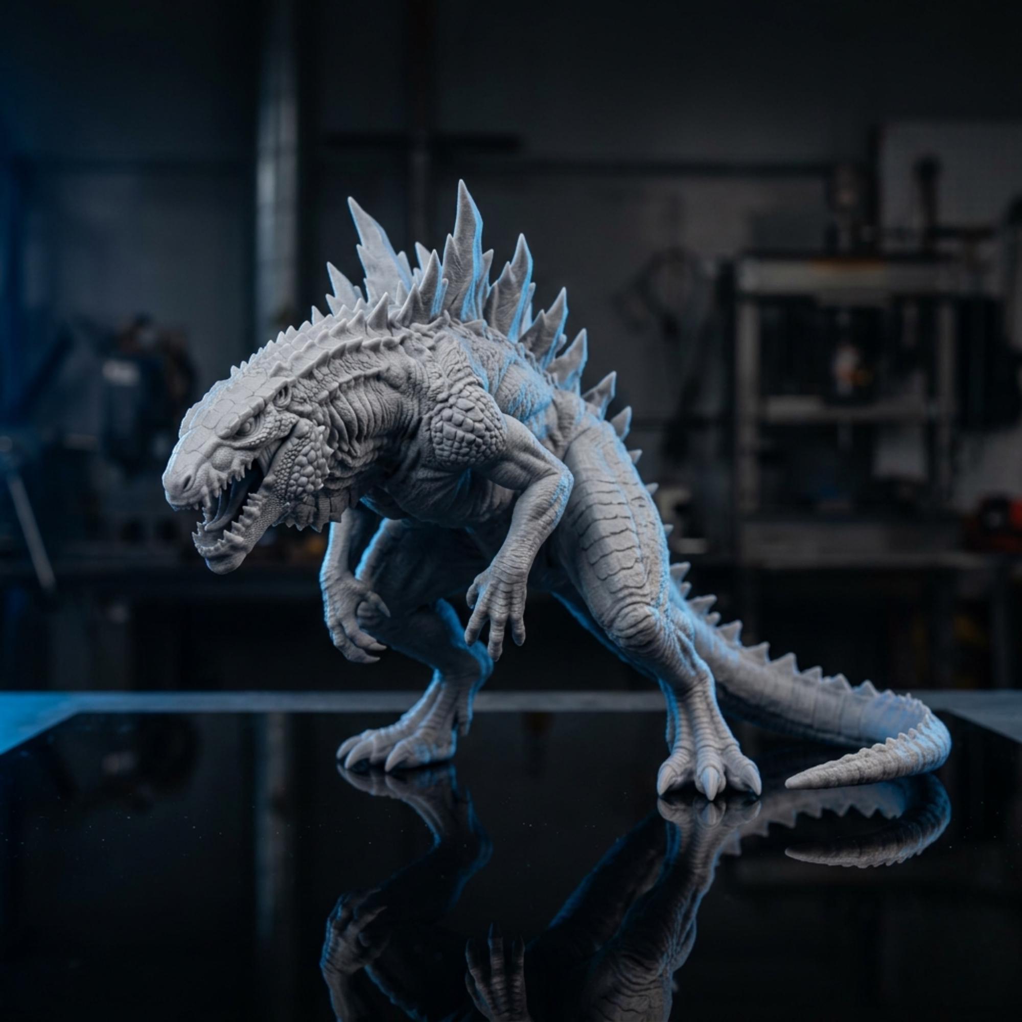 Godzilla Monster STL Bundle, 130+ Upgraded STL Models, Giant Monster 3D ...