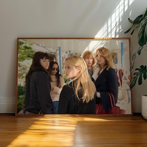 Póster de Big Little Lies, lámina de Reese Witherspoon y Nicole Kidman, arte de pared de la serie de HBO, póster estético para mujeres, regalo para ella.