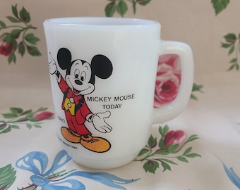 Vintage Mickey Mouse Today Anchor Hocking/Pepsi Coffee Mug