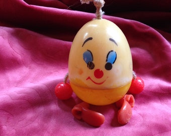 Vintage Humpty Dumpty Crib Rattle