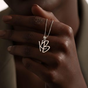 interlocking initial necklace, double letter necklace, overlapping initials necklace, personalized initial necklace, couple initial necklace, minimal letter necklace, custom letter jewelry, gift for her, personalized jewelry, couples necklace, dainty necklace, handmade necklace, meaningful gift