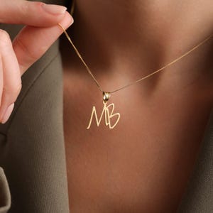 interlocking initial necklace, double letter necklace, overlapping initials necklace, personalized initial necklace, couple initial necklace, minimal letter necklace, custom letter jewelry, gift for her, personalized jewelry, couples necklace, dainty necklace, handmade necklace, meaningful gift