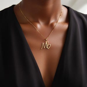 interlocking initial necklace, double letter necklace, overlapping initials necklace, personalized initial necklace, couple initial necklace, minimal letter necklace, custom letter jewelry, gift for her, personalized jewelry, couples necklace, dainty necklace, handmade necklace, meaningful gift