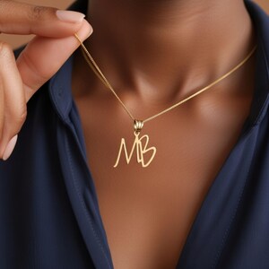 interlocking initial necklace, double letter necklace, overlapping initials necklace, personalized initial necklace, couple initial necklace, minimal letter necklace, custom letter jewelry, gift for her, personalized jewelry, couples necklace, dainty necklace, handmade necklace, meaningful gift