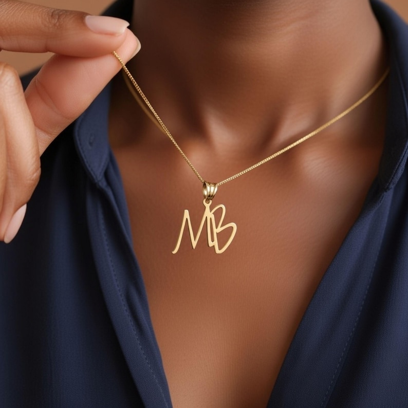 interlocking initial necklace, double letter necklace, overlapping initials necklace, personalized initial necklace, couple initial necklace, minimal letter necklace, custom letter jewelry, gift for her, personalized jewelry, couples necklace, dainty necklace, handmade necklace, meaningful gift