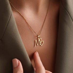 interlocking initial necklace, double letter necklace, overlapping initials necklace, personalized initial necklace, couple initial necklace, minimal letter necklace, custom letter jewelry, gift for her, personalized jewelry, couples necklace, dainty necklace, handmade necklace, meaningful gift