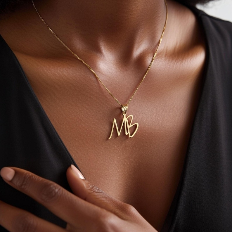 interlocking initial necklace, double letter necklace, overlapping initials necklace, personalized initial necklace, couple initial necklace, minimal letter necklace, custom letter jewelry, gift for her, personalized jewelry, couples necklace, dainty necklace, handmade necklace, meaningful gift