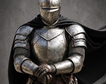 Full Medieval Knight Armor Suit – Handmade Steel Plate Armor – Renaissance Costume for LARP, Cosplay & Display – Full Body Armor Suit