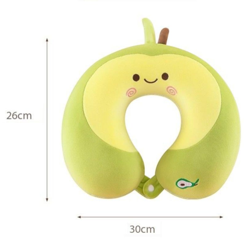 Travesseiro de viagem para pescoço em espuma viscoelástica – Almofada de suporte ergonômica em formato de U para maior conforto em aviões, carros e escritórios. imagem 10