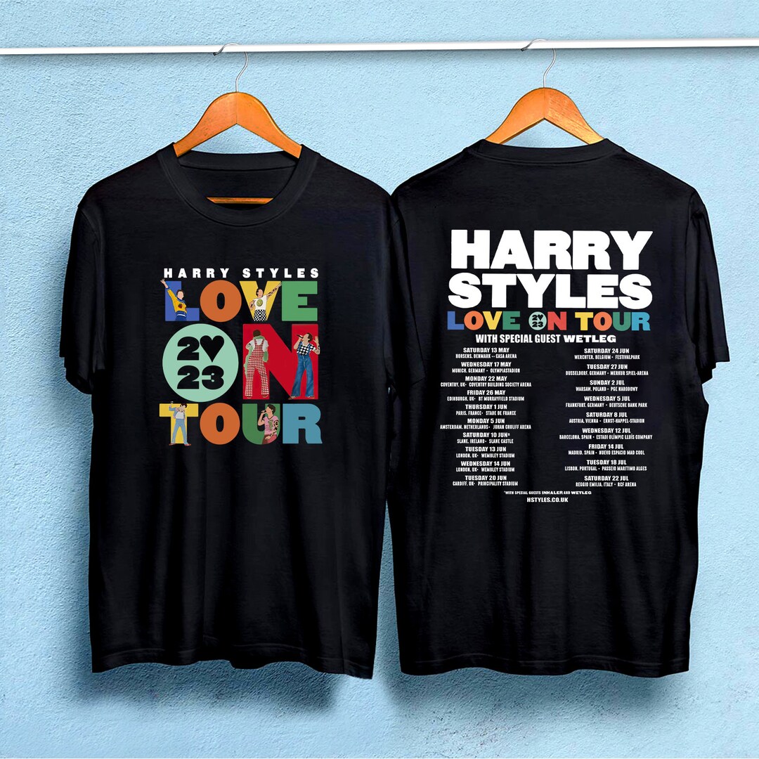 Love on Tour 2 Sided Shirt Harry Styles Tour Shirt World Etsy