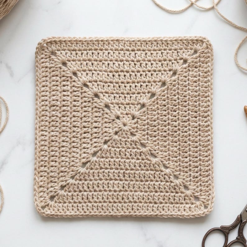 Granny Square Crochet Pattern, Easy Granny Square Blanket Pattern ...