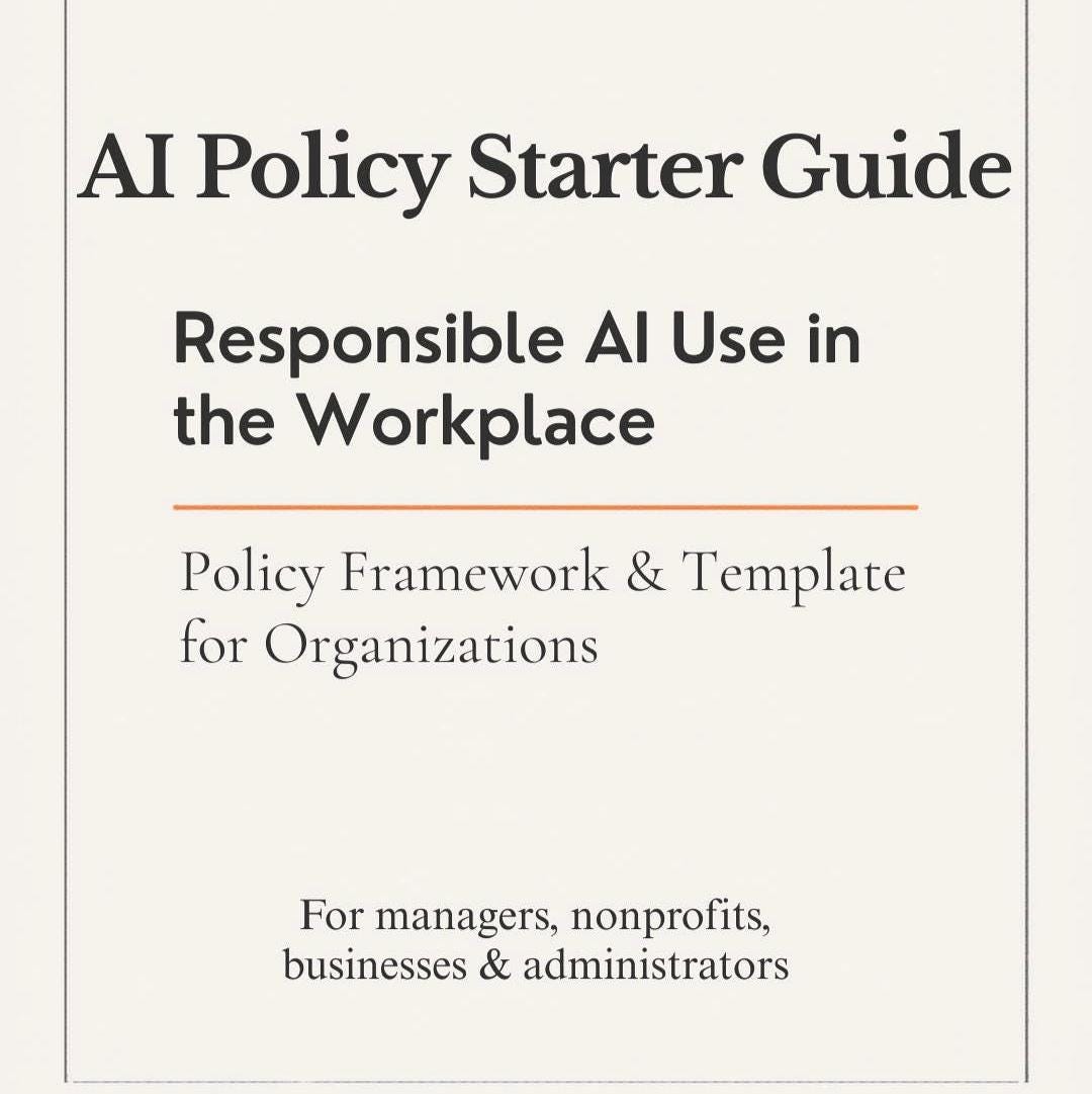 AI Policy Template for Workplace Use | AI Policy Writer Guide | AI ...