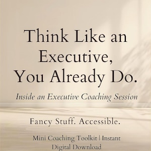 Inside an Executive Coaching Session | Leadership Frameworks | Career Clarity & Professional Development | Executive Coaching Curriculum