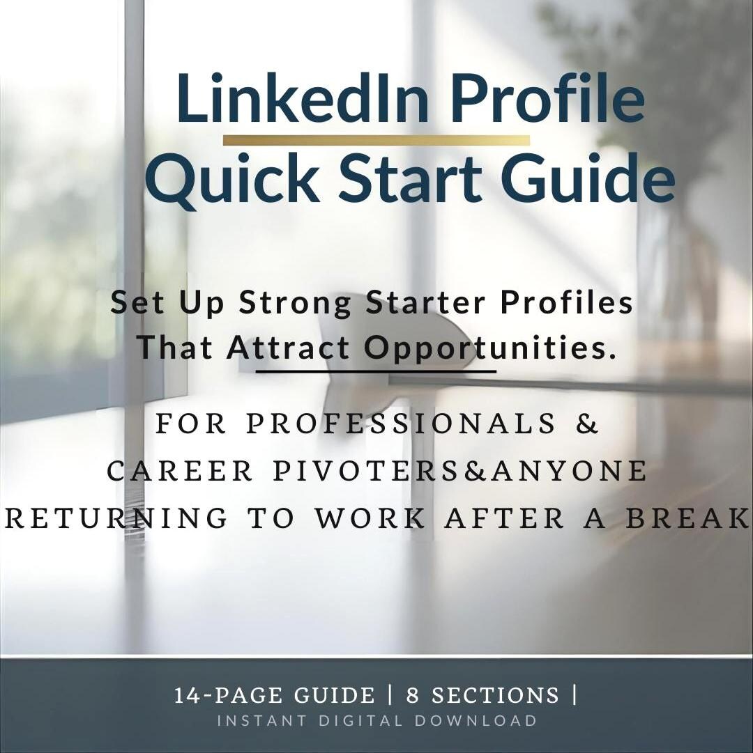 Linkedin Profile Quick Start Guide | How to Set up a New Linkedin ...