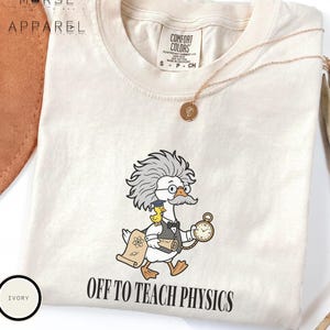 Fysiklärare i fysik, fysiklärare, Comfort Colors®-t-shirt med rött hjärta, rolig fysiklärare, gåva för STEM-lärare