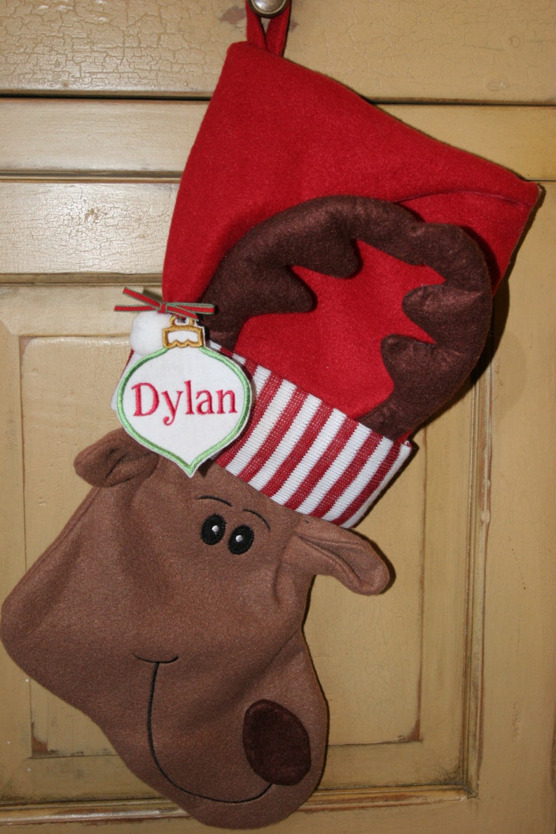 Personalized Custom Christmas Name Tags With Ribbon Tie Etsy