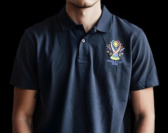 World Cup 2026 Unisex Adult Cotton Polo Shirt