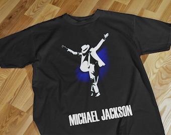 Thriller Typography T-Shirt | Michael Jackson Horror Text Graphic Tee Halloween Fan Gift
