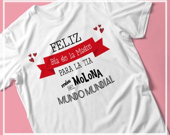 Dia de la Madre Shirt | Spanish Mothers Day T-Shirt | Red Ribbon Mom Gift | Printed & Shipped