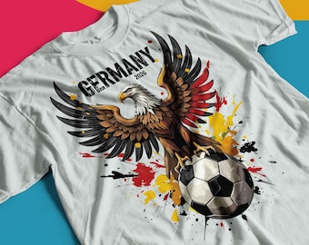 Germany 2026 Soccer T-Shirt | World Cup Fan Tee German Eagle Football Shirt Die Mannschaft
