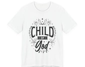 Child of God T-Shirt | Christian faith typography tee