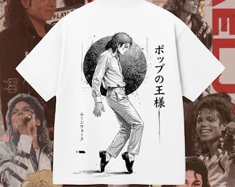 Smooth Criminal Art Shirt | Anime Manga Dance Lean Graphic Tee, Japanese Streetwear Fan