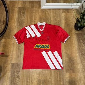 Camisa de futebol vintage Adidas Equipment 1992-1994 Hakm-Mozaikspor, tamanho XL